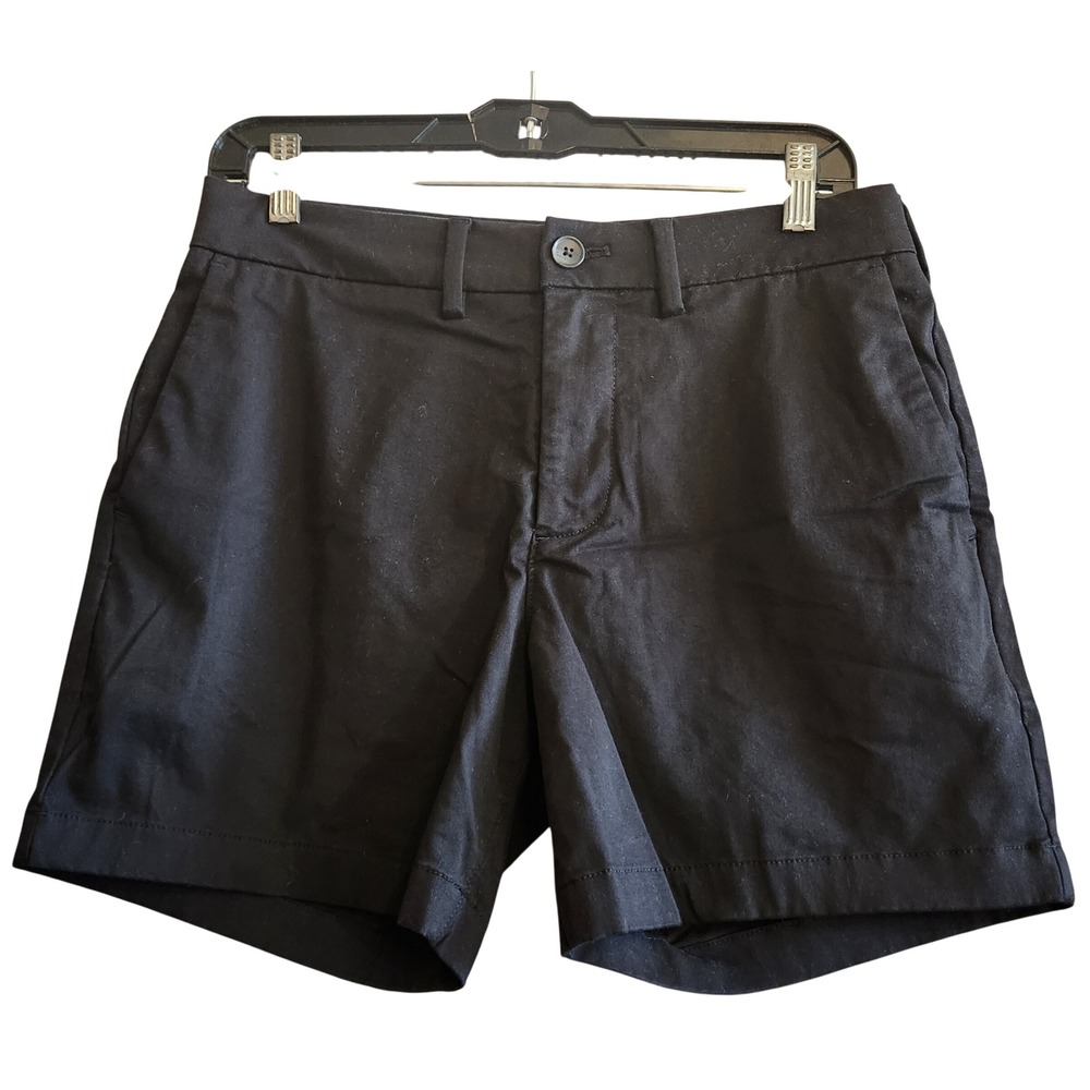 Express Chino Shorts Women 28 Black Excellent 6 Inseam Casual Preppy Classic